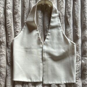 Rag & Bone Cream Halter Top